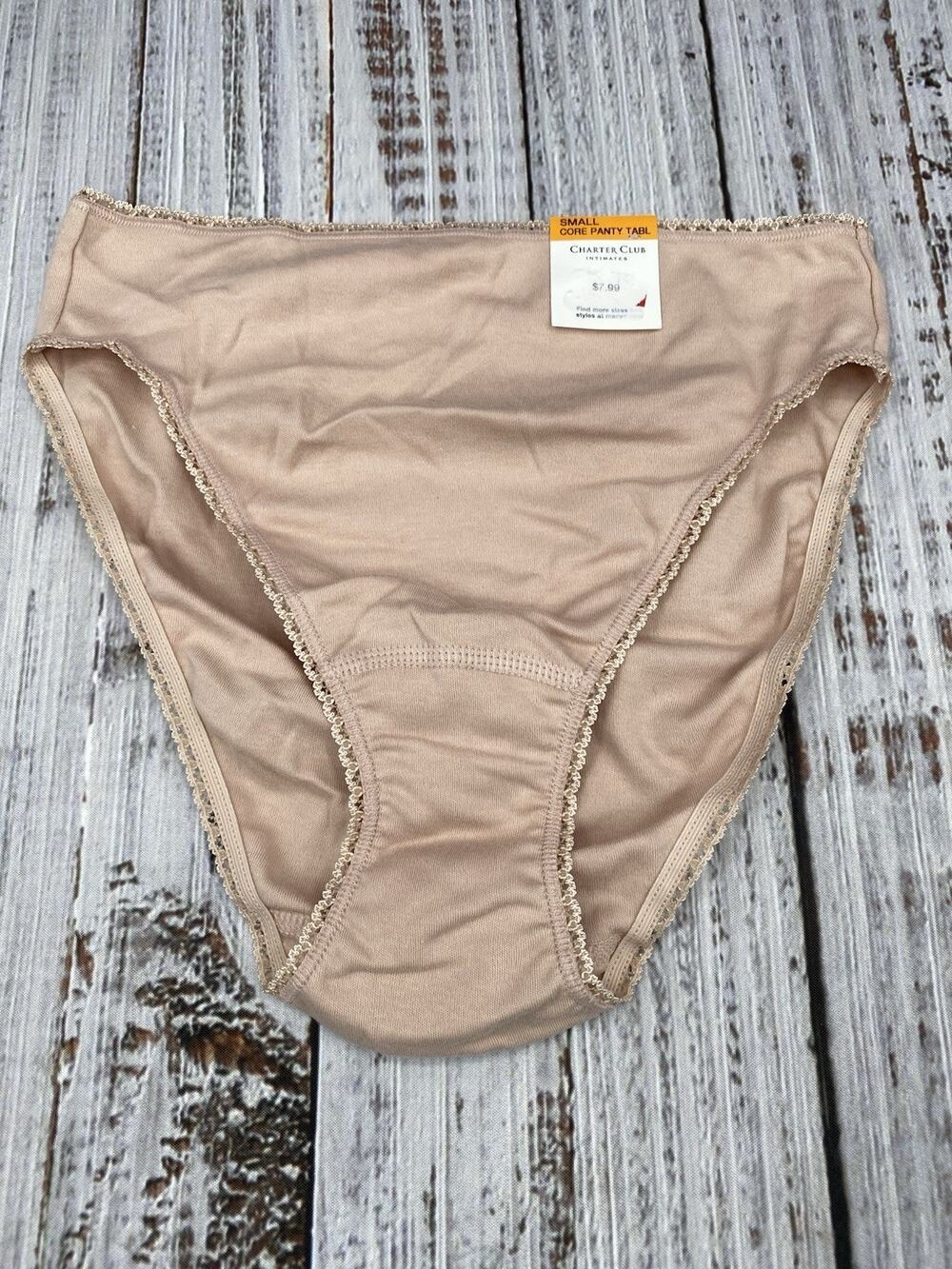 Charter Club Intimates Small Chai Tan, Nude Core Panty Tabl